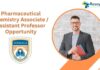 Pharmaceutical Chemistry Associate / Assistant Professor Opportunity