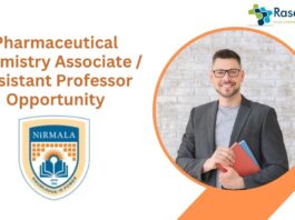 Pharmaceutical Chemistry Associate / Assistant Professor Opportunity
