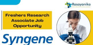 Freshers' Research Associate Job Opportunity