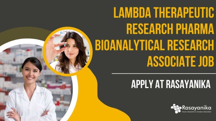 Lambda Therapeutic Research CDM Jobs For Pharma Candidates