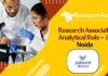 Research Associate Analytical Role