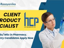  HCP Wellness Client Product Specialist Job in Ahmedabad | BSc/ MSc in Pharmacy, Chemistry Candidates Apply Now 