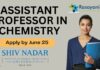 Assistant Professor Job – Chemistry at Shiv Nadar University