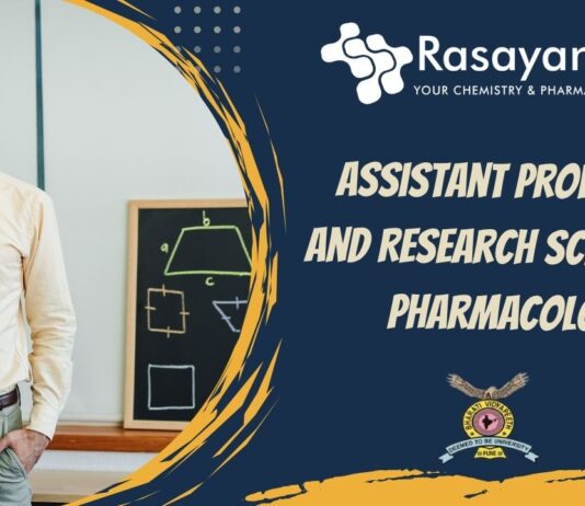 Assistant Professor and Research Scholar in Pharmacology