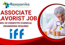Associate Flavorist Job at IFF Gurugram – Apply Now!