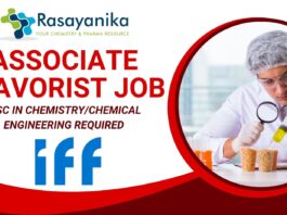 Associate Flavorist Job at IFF Gurugram – Apply Now!