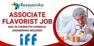 Associate Flavorist Job at IFF Gurugram – Apply Now!