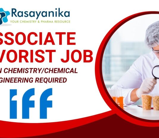 Associate Flavorist Job at IFF Gurugram – Apply Now!