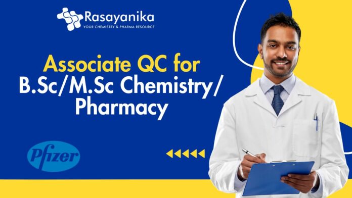 Associate Quality Control Opportunity - at Pfizer