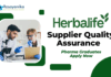 Supplier Quality Assurance Job at Herbalife –  Pharma Graduates Apply Now
