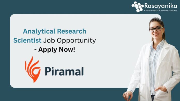 Analytical Research Scientist Job Opportunity - Apply Now!