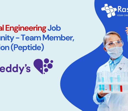 Chemical Engineering Job Opportunity - Team Member, Production (Peptide)