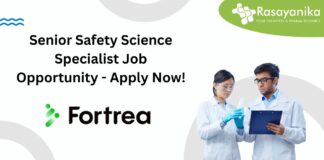 Senior Safety Science Specialist Job Opportunity - Apply Now!