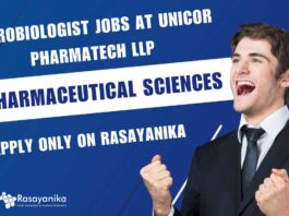 Microbiologist Jobs at Unicor Pharmatech LLP