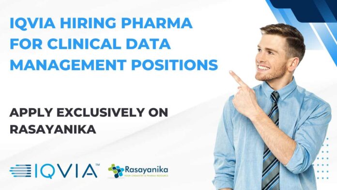 IQVIA CDM Jobs Kolkata Kochi - Apply Online