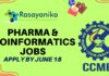 CSIR-CCMB Pharma & Bioinformatics Jobs Apply by June 18