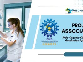 CSMCRI Project Associate-I Job – MSc Organic Chemistry Graduates Apply Now