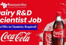 Coca-Cola Dairy R&D Scientist Job – Apply Now in Gurugram (1)