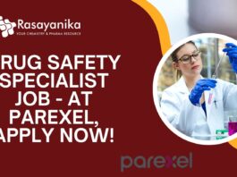 Drug Safety Specialist Job - at Parexel