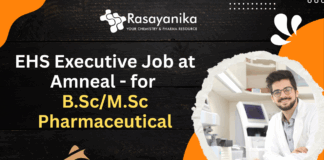 EHS Executive Job at Amneal