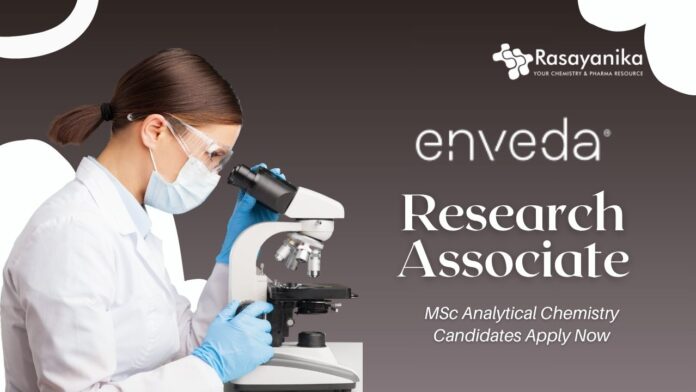 Enveda Research Associate | MSc Analytical Chemistry Candidates Apply Now