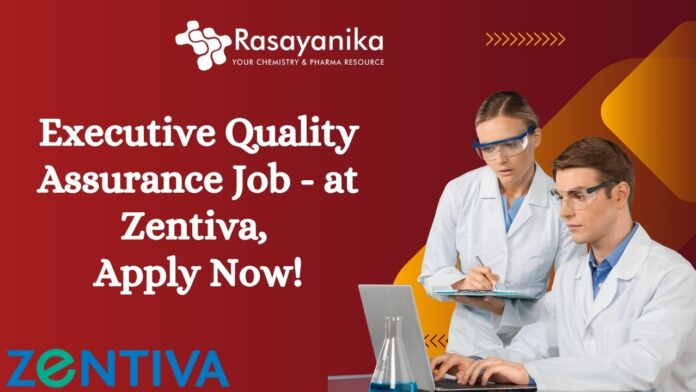 Executive Quality Assurance Job - at Zentiva