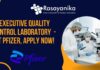 Executive Quality Control Laboratory - at Pfizer