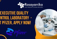 Executive Quality Control Laboratory - at Pfizer
