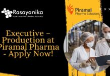 Executive – Production at Piramal Pharma