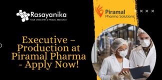 Executive – Production at Piramal Pharma