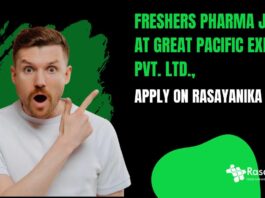 Freshers Pharma Jobs at Great Pacific Exports Pvt. Ltd.,