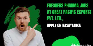 Freshers Pharma Jobs at Great Pacific Exports Pvt. Ltd.,