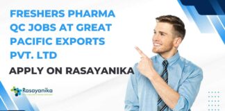 Freshers Pharma QC Jobs at Great Pacific Exports Pvt. Ltd
