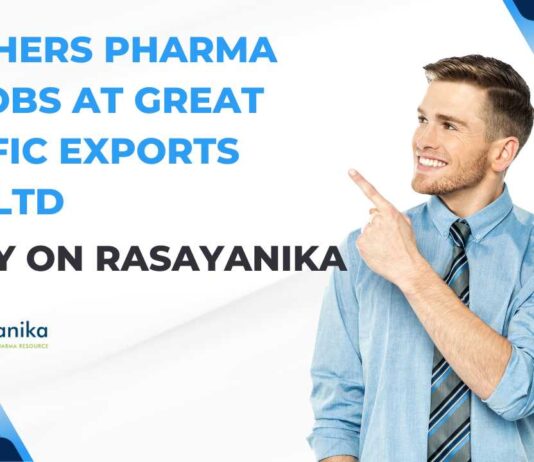 Freshers Pharma QC Jobs at Great Pacific Exports Pvt. Ltd