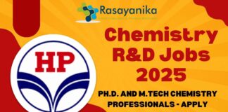 HPCL Chemistry R&D Jobs 2025 – Apply Online Now!