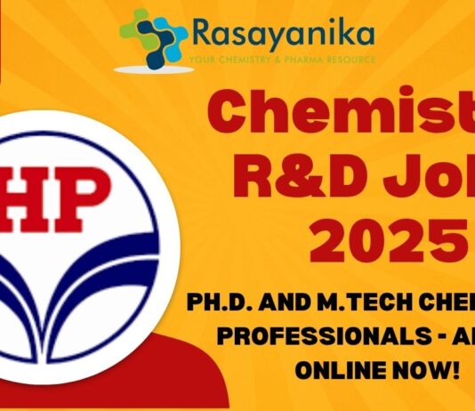 HPCL Chemistry R&D Jobs 2025 – Apply Online Now!