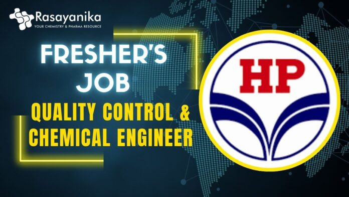 HPCL Jobs 2025 Apply for Quality Control & Chemical Engineer