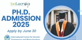 ICGEB-JNU Ph.D. Admission 2025 – Apply by June 30