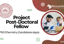 IIT Kanpur Project Post-Doctoral Fellow Position– PhD Chemistry Candidates Apply