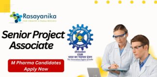 IMTECH Senior Project Associate Job | M Pharma Candidates Apply Now