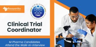 Clinical Trial Coordinator at Tata Memorial Hospital l M Pharma Candidates Attend the Walk-In-Interview