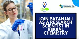 Join Patanjali as a Research Scientist in Herbal Chemistry (1)