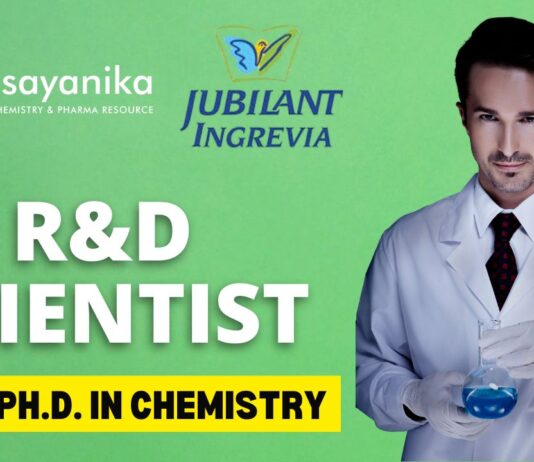 Jubilant Ingrevia Hiring R&D Scientist – Apply Now!