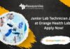 Junior Lab Technician Job - at Orange Health Labs