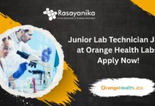 Junior Lab Technician Job - at Orange Health Labs