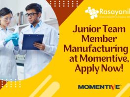 Junior Team Member Manufacturing - at Momentive