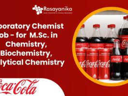 Laboratory Chemist Job