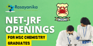 NET-JRF Openings at CNCI Kolkata for MSc Chemistry Graduates