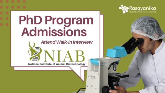 NIAB PhD Program Admissions - Attend Walk-In Interview
