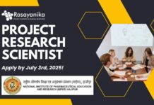 NIPER Hajipur Hiring Project Research Scientist 2025 - Apply by July 3rd, 2025!